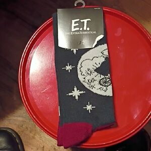 Bioworld E.T. Socks - Black and Red